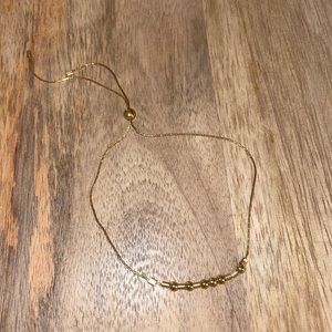 NWT GOLD BEADED BRACELET